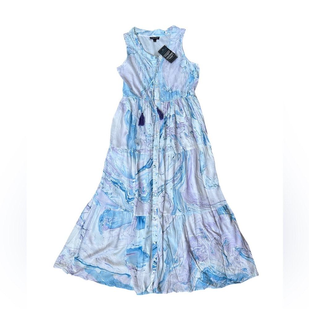 Greater Good NWT 100% Rayon Marble Swirl Pattern Maxi size Small